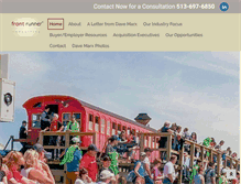 Tablet Screenshot of frontrunnerconsulting.com